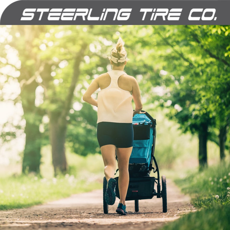 3-Pack Replacement Tire Set for Jogging Strollers