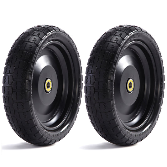 13 inch Flat Free Wheelbarrow Tires for Gorilla Carts