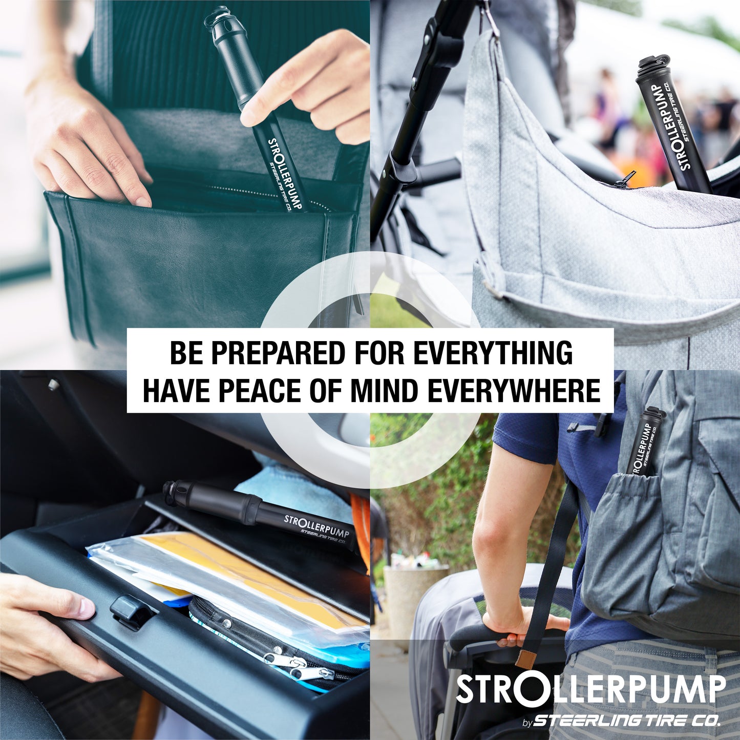 Portable Stroller Pump for Everyday Convenience